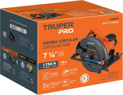 Miniatura 4 de Sierra circular, 7-1/4 ', profesional, 1500 W