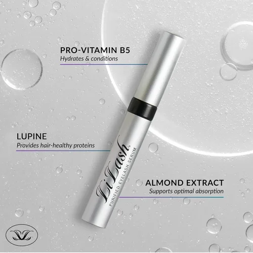 Miniatura 4 de LiLash - Suero Purificado para Pestañas para Hacerlas Crecer Más Largas y Más Llenas - Potenciador de Crecimiento de Pestañas, Seguro para Usar