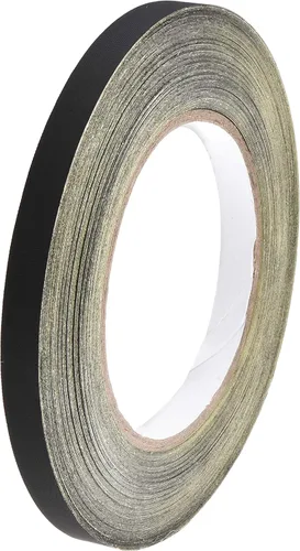 Miniatura 4 de uxcell Cinta de tela de acetato de 0.394 in para portátil reparación de guitarra eléctrica auto cinta adhesiva de alta temperatura negro 98.4