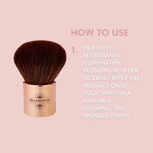 Miniatura 4 de Bellamianta Cepillo bronceador Kabuki de lujo