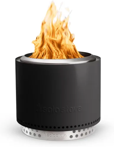 Solo Stove Bonfire 2.0 con Soporte, Hoguera Sin Humo de 19.5 Pulgadas con Bandeja de Cenizas Extraíble - Hoguera Portátil para Exteriores - Chimenea
