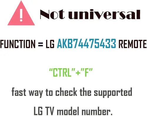 Miniatura 2 de AKB74475433 - Control remoto de repuesto para lg tv 43LX310C 55LF6000 60LX341C 42LX330C 42LX530S 49LX341C 49LX540S 55LX540S 60LX540S 42LF566 49 EU
