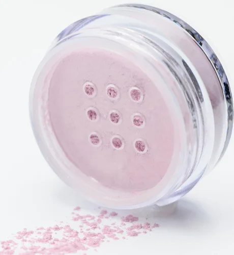 Miniatura 9 de Pure Ziva Adobe Glaze - Pigmento de polvo suelto de sombra de ojos en color bronce cobrizo, color rojo claro, rosa, maceta de polvo mineral con una