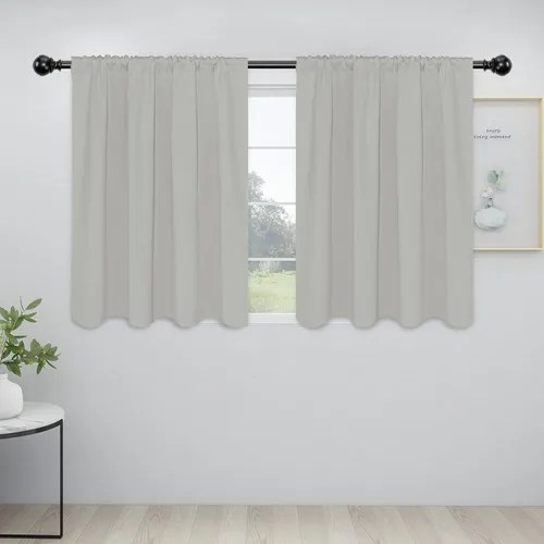 Miniatura 129 de Easy-Going - Cortinas opacas con bolsillo para varilla para el dormitorio, cortinas para ventanas que oscurecen la habitación o la sala de estar