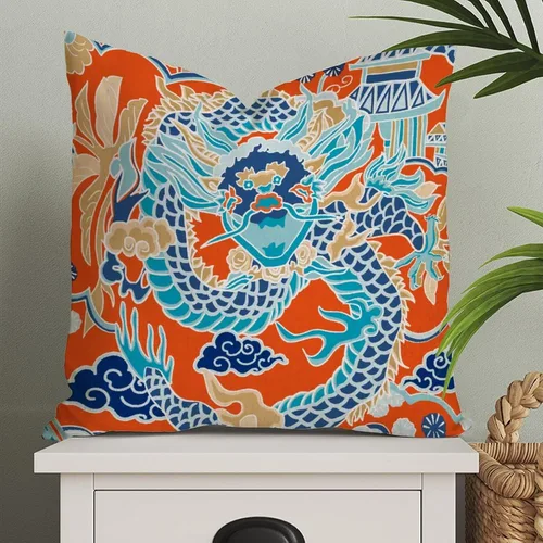 Miniatura 136 de ArogGeld Fundas de Almohada Euro Sham Florales Verde y Blanco Gris Estilo Chinoiserie Funda de Almohada Asiática Funda de Cojín Decorativo 18x18