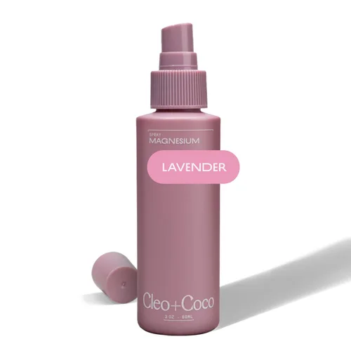 Cleo+Coco - Spray funcional de lavanda de magnesio para dormir (3.0 onzas), desodorizante y calmante multiusos para mujeres y hombres, sin aluminio
