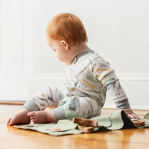 Miniatura 45 de Burt's Bees Baby - Pijama de una pieza para bebé, mameluco para dormir y jugar, algodón 100% orgánico, cremallera frontal