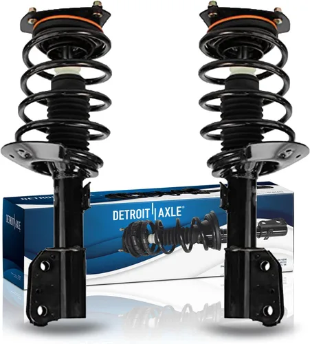 Miniatura 17 de Detroit Axle - Puntales 4WD para Ford Expedition Lincoln Navigator 1997-2002, 4 puntales completos con muelle helicoidal delantero trasero 1998 1999