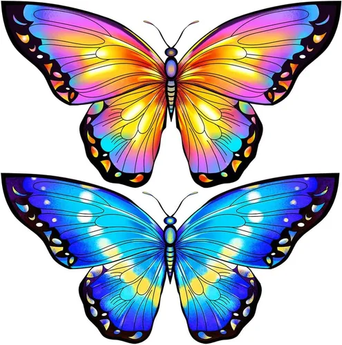 Miniatura 4 de HONBO Butterfly Kites for Kids & Adults, Easy to Fly for Beginners, Each Kite with 300ft Line Handle,Beginner Kite for Kids Ages 4-8,Beach Kites for