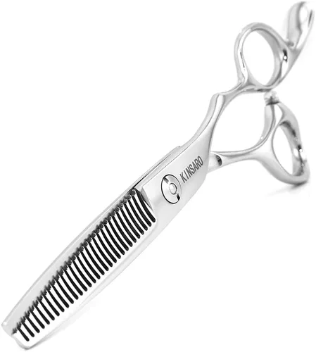 Miniatura 9 de Tijeras para Adelgazar el Cabello para Zurdos de 5.5 Pulgadas, Tijeras de Peluquero para Zurdos, Tijeras para Adelgazar el Cabello para Zurdos