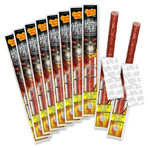 Miniatura 10 de Country Meats - Palitos de carne, 0 grasas trans, bajo en carbohidratos, alta proteína, botanas keto, idóneas para alimentación keto