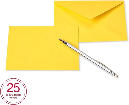 Miniatura 6 de American Greetings Tarjetas en blanco de un solo panel con sobres, colores arcoíris (200 unidades)