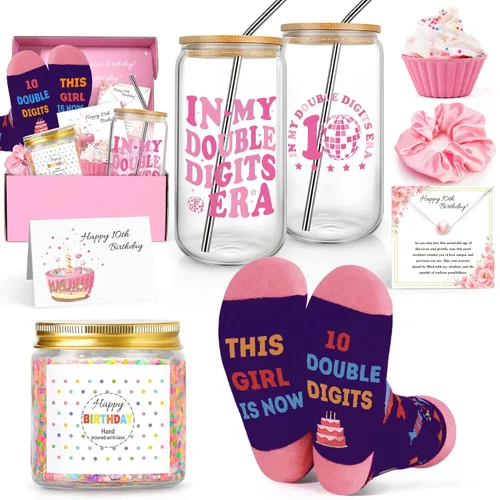 Regalos de cumpleaños para niñas de 10 años, regalos de cumpleaños número 10 para niñas, mejor regalo popular para niñas de 10 años con taza "In My