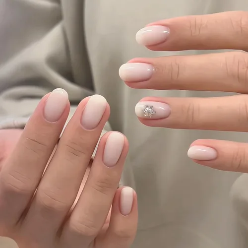 Miniatura 7 de COSMOO Esmalte de uñas Jelly White, 0.4 fl oz, esmalte de uñas transparente blanco transparente de secado rápido para esmalte de uñas, 0.41 onzas