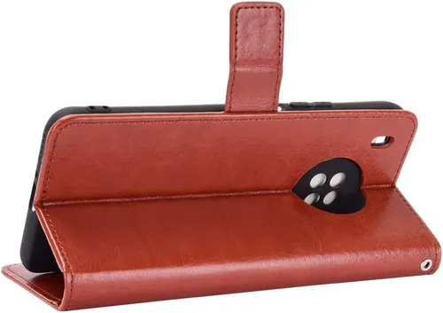 Miniatura 5 de Funda para Huawei Y9a, Funda de cuero con tapa para Huawei Enjoy 20 Plus 5G FRL-TN00 FRL-AN00a/Y9a FRL-L22 FRL-L23 Funda Marrón