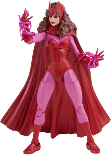 Miniatura 3 de Marvel Legends Series Scarlet Witch - Figura de acción de embalaje retro de 6 pulgadas, 4 accesorios