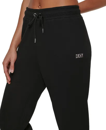 Miniatura 4 de DKNY Jeans Womens Casual Mid Rise Logo Joggers Sweatpants