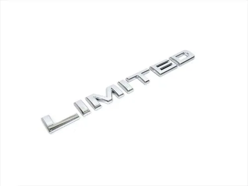 Miniatura 2 de 1 placa de identificación limitada de 13 pulgadas de repuesto para Chrysler RAM OEM (cromado)