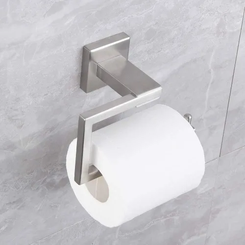 Miniatura 4 de SUS304 Soporte de papel higiénico de acero inoxidable para baño, dispensador de rollos de papel higiénico para cocina, baño, montado en la pared