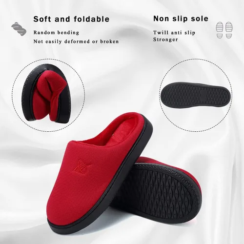 Miniatura 3 de Pantuflas de espuma viscoelástica para mujer y hombre.