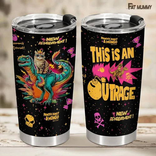 Miniatura 4 de Vaso de viaje con diseño de dragón y gato de acero inoxidable, con aislamiento, para amantes de los libros, divertido regalo para hombres y mujeres