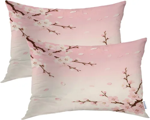 Miniatura 40 de Batmerry Black Cat Green Leaves Throw Pillow Covers, Cat Among Foliage Decorative Pillow Covers Digital Printing Blended Fabric for Couch Sofa Bed