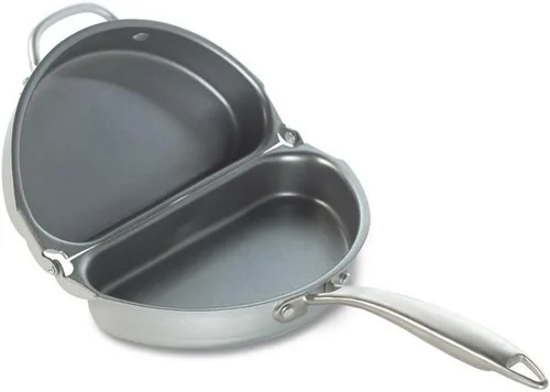 Sartén para omelette y tortilla italiana 10692 de Nordicware, Sartén Frittata italiana y omelet, Blanco