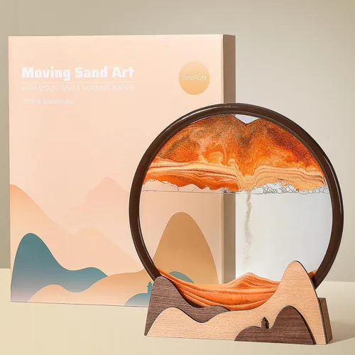 Miniatura 6 de BelaRola Arte de Arena en Movimiento Líquido en Movimiento 3D Paisaje Marino Profundo Arte de Arena en Movimiento Imagen de Arena en Movimiento Arte