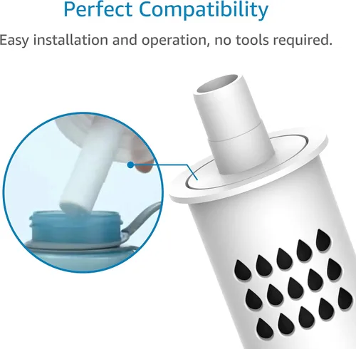 Miniatura 5 de AQUA CREST Filtro de agua para botella BB02, repuesto para filtro de botella suave Brita®, 2