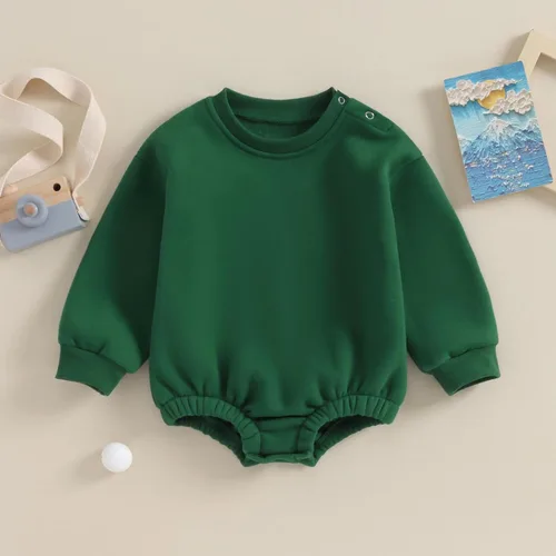 Miniatura 2 de Ehfomius Sudadera de gran tamaño para bebé niño y niña, suéter grueso de manga larga, suéter sin botones, ropa cálida de invierno