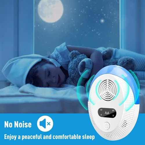 Miniatura 7 de 2026 Upgraded Mouse Repellent, Ultrasonic Pest Repeller, Home Indoor Pest Repellent for Insect, Roach, Spider, Ant, Bug, Rodent, Mouse, Bugs