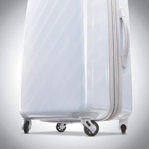 Miniatura 4 de AMERICAN TOURISTER Moonlight Hardside - Equipaje expandible con ruedas giratorias, Blanco iridiscente), 92506-8437