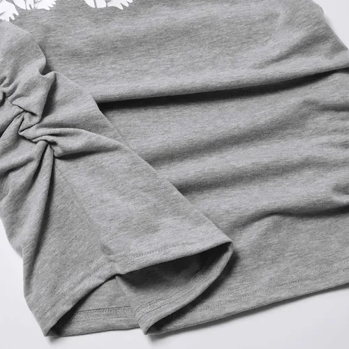 Miniatura 5 de GINKANA Blusas de maternidad de manga corta, diseño floral, fruncido, casual, para mamá, para embarazo