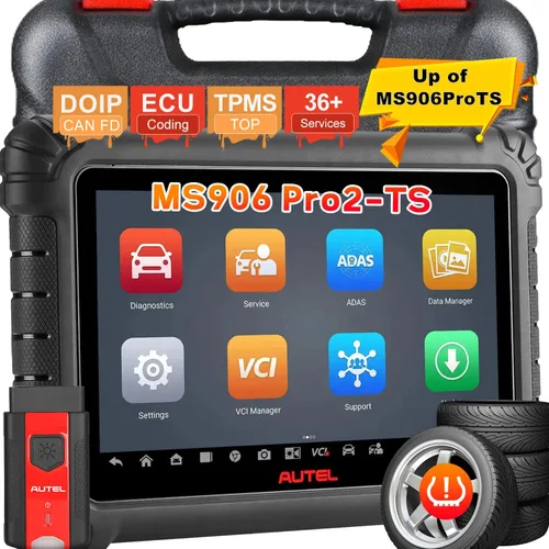 Autel MaxiSys MS906 Pro2 TS Escáner TPMS completo Funcionalidad 2.0 Hasta MS906 PRO TS MK906 PRO-TS MP900TS MS906PRO MS906MAX Nivel OEM Todos los