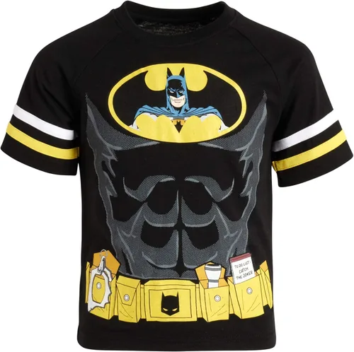 Warner Bros. Batman - Camiseta de manga corta con logotipo gráfico para niños (niños pequeñosgrandes)