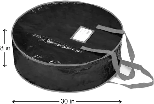 Miniatura 2 de Bolsa de almacenamiento para corona de ProPik 76 cm - Envase para guirnaldas navideñas, material resistente a desgarros - Almacenamiento fácil