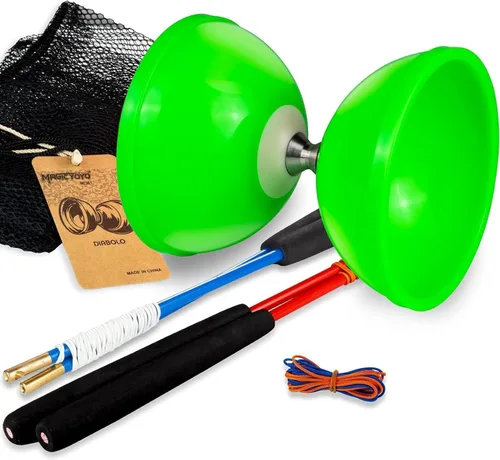 Miniatura 7 de MAGICYOYO Diabolos MD01 Pro Triple Bearings Diábolo Yoyos para niños, adolescentes y adultos, juguete de malabarismo giratorio de principiantes a