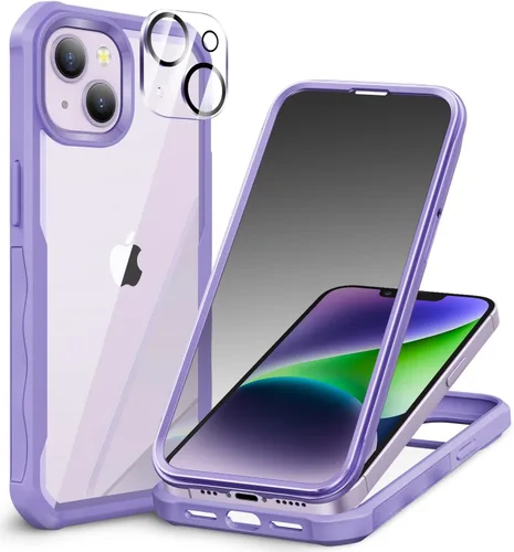 Miniatura 9 de CENHUFO Funda de privacidad para iPhone 11 Pro, funda de cuerpo completo con protector de pantalla de privacidad de vidrio templado 9H integrado
