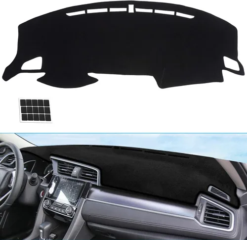 Miniatura 13 de TUCAREST Funda para salpicadero Compatible con Ch-Evy Silverado 1500/2500 HD/3500 HD 2019-2023, GM-C Sierra/HD 2500/ HD 3500 2019-2023, alfombrilla