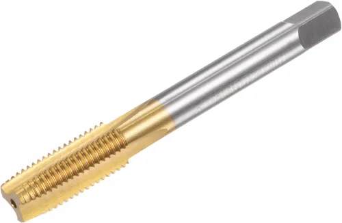 Miniatura 7 de uxcell Grifos rectos de flauta, M7 x 1 Métrica izquierda mano izquierda recubierto de titanio M35 cobalto máquina de acero de alta velocidad roscado