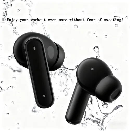 Miniatura 9 de Auriculares inalámbricos Bluetooth con cancelación de ruido Bluetooth 5.3, pantalla LED estéreo de alta fidelidad, auriculares intrauditivos