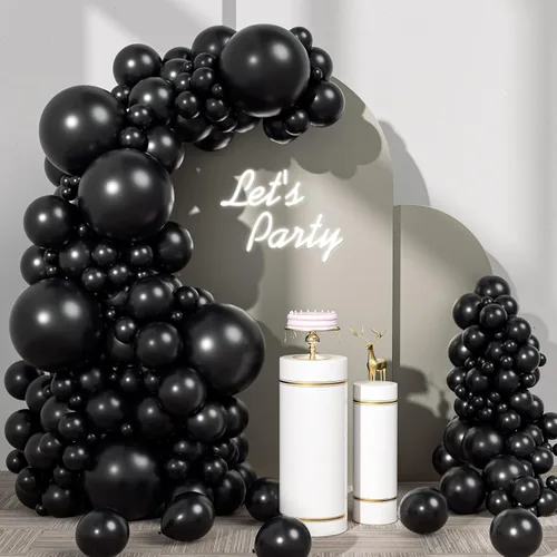 Miniatura 18 de FOTIOMRG - Kit de guirnalda de arco de globos blancos de 110 piezas, globos de látex blancos de 18, 12, 10, 5 pulgadas de diferentes tamaños