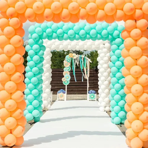 Miniatura 2 de Miliocry 100 clips de arco de globos, clips de globo reutilizables para arco de globos, suministros de globos de plástico para soporte, clips