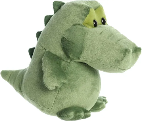 Miniatura 3 de Aurora® Whimsical Happy Hippo and Friends™ Happy Alligator™ - Animal de peluche - Diseño único - Diversión juguetona - Verde 13 pulgadas