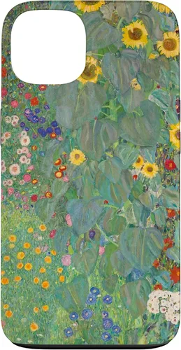 Miniatura 7 de iPhone 14 Plus Flower Garden Klimt Pintura Arte Floral Verde Cubierta Teléfono Funda
