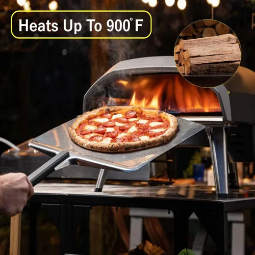 Miniatura 5 de Old Potters Troncos de leña secados en horno ~6 x 0.5-1.5 Pulgadas Mini Pizza para Horno de Cocina, Troncos de Madera para Parrilla y Ahumadores