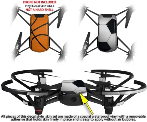 Miniatura 2 de Skin Wrap 2 Pack para DJI Ryze Tello Drone baloncesto Drone No Incluidas
