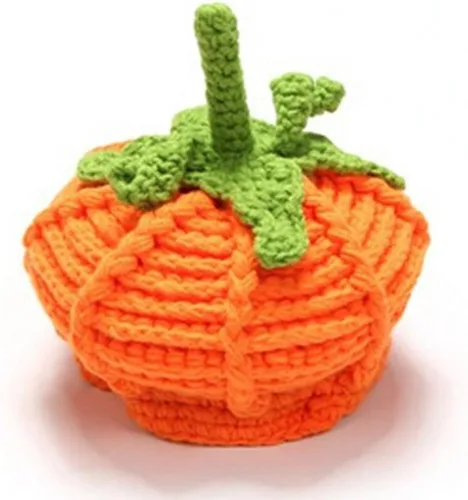 Kafeimali - Gorro de punto unisex para bebé, diseño de calabaza