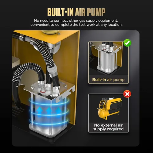 Miniatura 4 de Detector de Fugas de Humo SDT50, Máquina de Humo Automotriz EVAP, Detector de Fugas de Combustible, Probador de Humo para Coches, Detector de Fugas