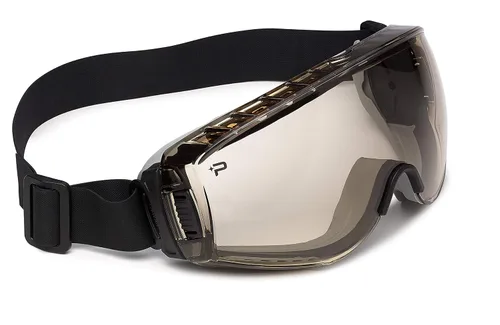 Bollé Safety Pilot 2 - Gafas de seguridad Neo, correa de espuma/Csp Pc - ASAF Platino, correa de neopreno y marco negro, talla única, PSGPIL2-L17